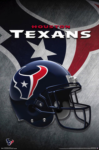 Houston Texans Official NFL Football Team Helmet Logo Poster - Trends International