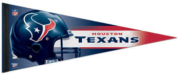 Houston Texans Official NFL Helmet Logo Premium Felt Collector's Pennant - Wincraft
