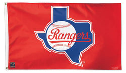 Texas Rangers 1980s-Style Cooperstown Collection MLB Baseball Deluxe-Edition 3'x5' Flag - Wincraft