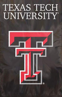 Texas Tech Red Raiders Official NCAA Premium Applique Banner Flag - Party Animal