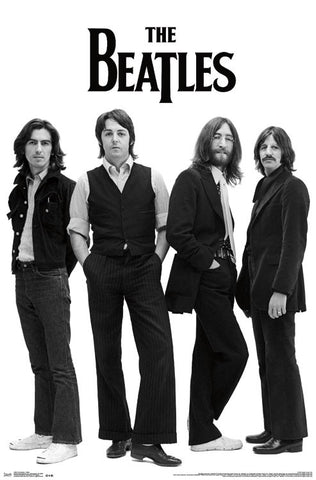 The Beatles White Album Group Shot (1968) Classic Rock Music Legends Poster - Trends Int'l.