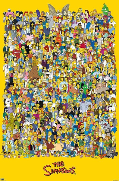 THE SIMPSONS UNIVERSE (400 Characters) Official TV Animated Series Poster - Trends International