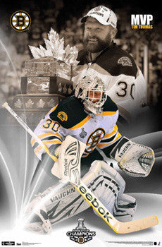 Tim Thomas 2011 Boston Bruins Stanley Cup Champions MVP Poster - Trends International