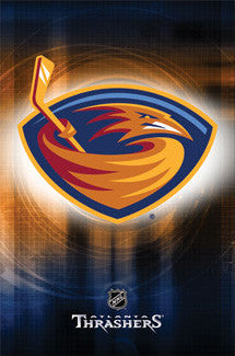 Atlanta Thrashers Official NHL Team Logo Poster - Costacos Sports