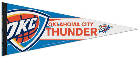Oklahoma City Thunder Official NBA Basketball Premium Felt Collector's Pennant - Wincraft