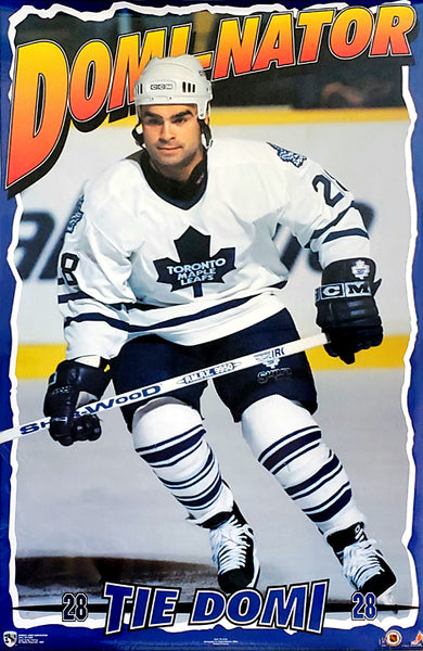Tie Domi "Domi-Nator" Toronto Maple Leafs Poster - Norman James Corp. 1996
