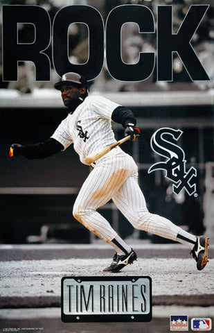 Tim Raines "Rock" Chicago White Sox MLB Baseball Action Poster - Starline 1991
