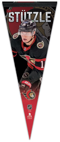 Tim Stutzle Ottawa Senators NHL Superstar Series Premium Felt Collector's Pennant - Wincraft