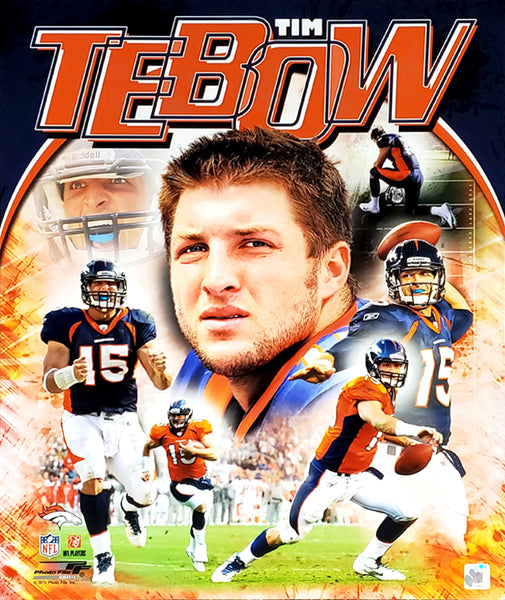Tim Tebow "Sensation" Denver Broncos Premium Poster Print - Photofile 2011