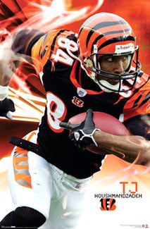 T.J. Houshmandzadeh "Big Gain" Cincinnati Bengals NFL Action Poster - Costacos 2007