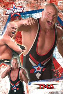 Kurt Angle TNA Wrestling Superstar Poster - Aquarius 2007
