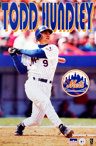 Todd Hundley "Power" New York Mets MLB Action Poster - Starline 1997