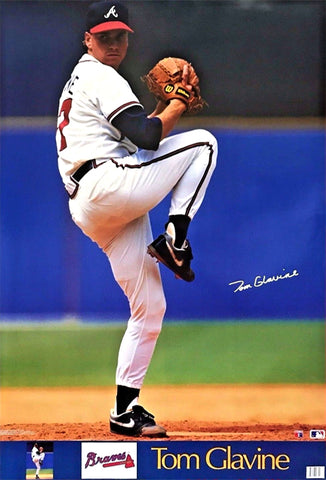 Tom Glavine Signature Series Atlanta Braves Poster - Marketcom 1991