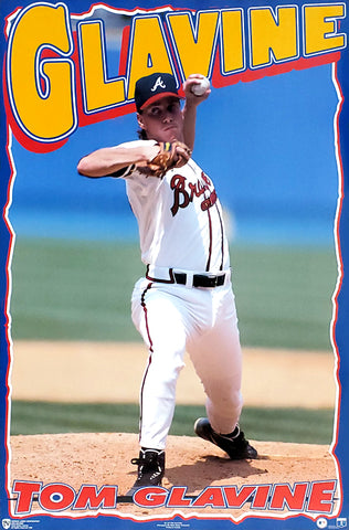 Tom Glavine Signature Series Atlanta Braves Poster - Marketcom 1991