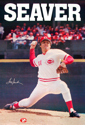Tom Seaver Signature '79 Cincinnati Reds Vintage Original MLB Action –  Sports Poster Warehouse