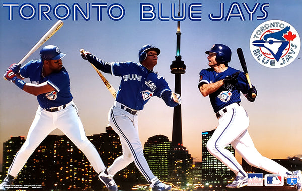 Toronto Blue Jays Three Stars Poster (Roberto Alomar, Paul