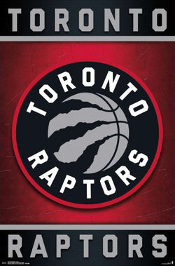 Toronto Raptors Official NBA Basketball Team Logo Poster - Trends International