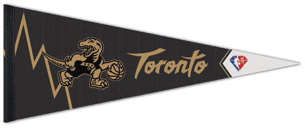 Toronto Raptors "Golden Dino" NBA 75th Anniversary City Edition Premium Felt Pennant - Wincraft