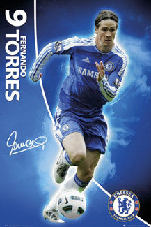 Fernando Torres "Signature Series" (2011/12) Chelsea FC Poster - GB Eye