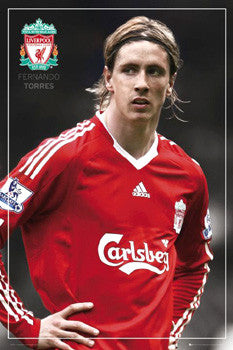 Fernando Torres "Intensity" Liverpool FC Soccer Poster - GB Eye 2008