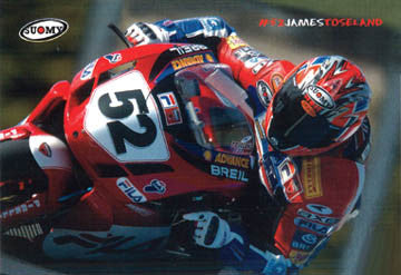 James Toseland "MotoGP Action" Ducati Motorcycle Racing Poster - Suomy