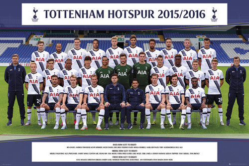 Tottenham Hotspur FC Official Team Portrait 2015/16 Poster - GB Eye (UK)