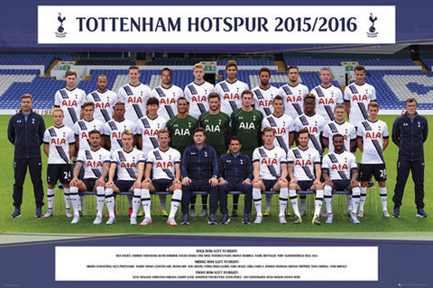 Tottenham Hotspur FC Official Team Portrait 2015/16 Poster - GB Eye (UK)