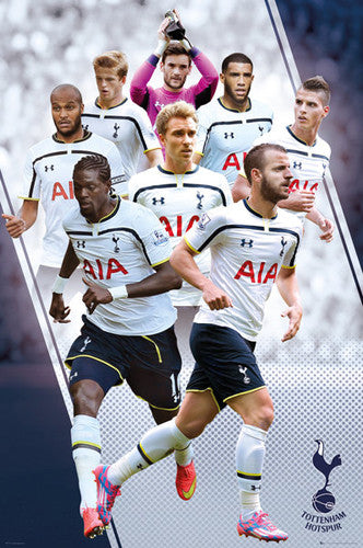 Tottenham Hotspur FC "Super Eight" EPL Soccer Action Poster - GB Eye (UK)