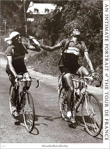 Vintage Tour de France "Archrivals Bartali and Coppi" (1949) Classic Cycling Poster Print - Presse 'e Sports