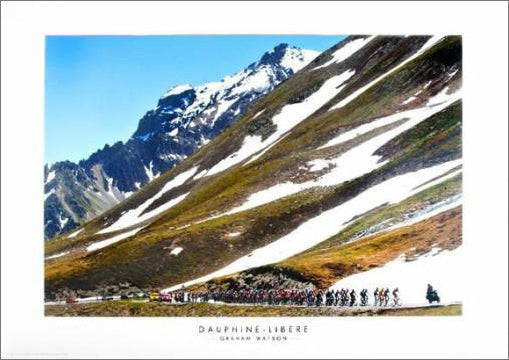 Dauphine-Libere "Galibier Peloton" (2009) Cycling Race Premium Poster Print - GrahamWatson