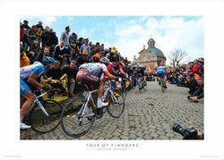 Tour of Flanders "Climbing the Muir" Premium Poster Print - Graham Watson 2010