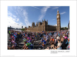 Tour de France "London" Premium Cycling Poster Print - Graham Watson 2007