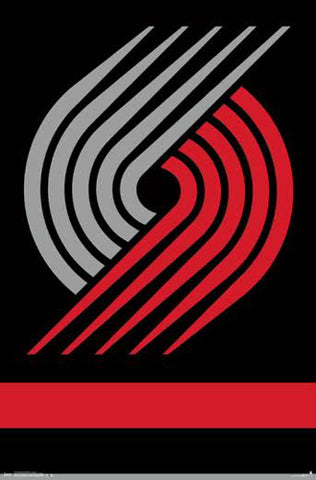 Portland Trail Blazers NBA Basketball Official Team Logo Poster - Costacos 2014