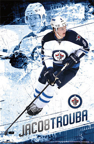 Jacob Trouba "Super 8" Winnipeg Jets NHL Hockey Poster - Costacos 2014