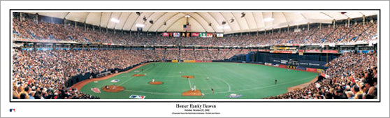 Minnesota Twins "Homer Hanky Heaven" Metrodome Panoramic Poster Print - Everlasting