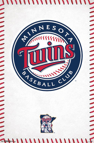 Minnesota Twins Official MLB Baseball Team Logo Poster - Trends International