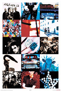 U2 Achtung Baby Album Cover Art Poster - Aquarius Inc.