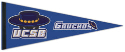 UC Santa Barbara Gauchos NCAA Sports Team Logo Premium Felt Pennant - Wincraft Inc.