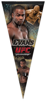Rashad Evans "UFC Hero" EXTRA-LARGE Premium Felt Pennant