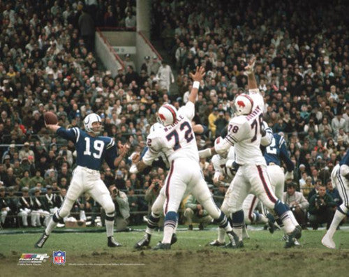 Johnny Unitas 1958 NFL Championship Game Action Photo Print 