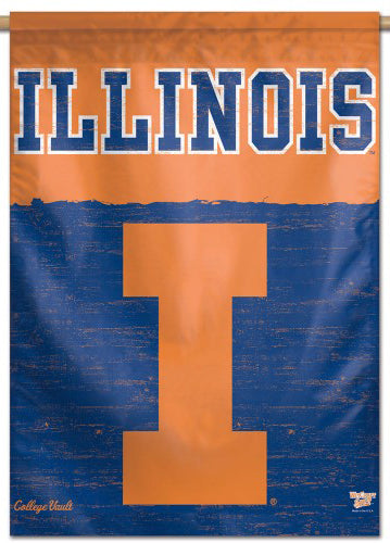 Illinois Fighting Illini Large 3x5 College Flag