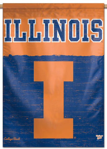 Illinois Fighting Illini College Vault Collection Premium Collector's Wall Banner - Wincraft Inc.