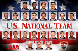 U.S. Men's Soccer National Team 2006 Poster - Sports Endeavors