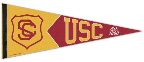 USC Trojans NCAA Vintage Collection 1950s-Style Premium Felt Collector's Pennant - Wincraft Inc.