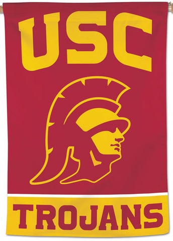 USC Southern California TROJANS Warrior-Head Logo Official NCAA Team Logo NCAA Premium 28x40 Wall Banner - Wincraft Inc.