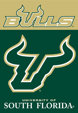 University of South Florida Bulls Official 28x40 NCAA Premium Team Banner - BSI Products