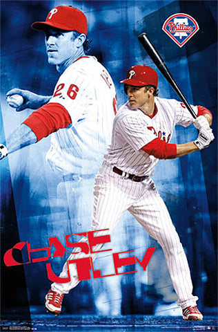 Chase Utley "Double Action" Philadelphia Phillies Poster - Costacos 2014