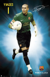 Victor Valdes "Signature Series" FC Barcelona 2011/12 Poster - G.E. (Spain)