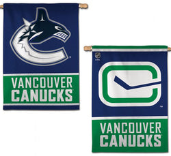 Vancouver Canucks Official NHL Hockey 2-Sided Vertical Flag Wall Banner - Wincraft Inc.