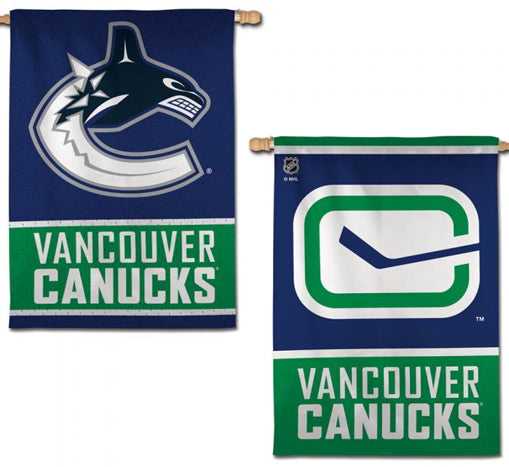 Vancouver Canucks Official NHL Hockey 2-Sided Vertical Flag Wall Banner - Wincraft Inc.
